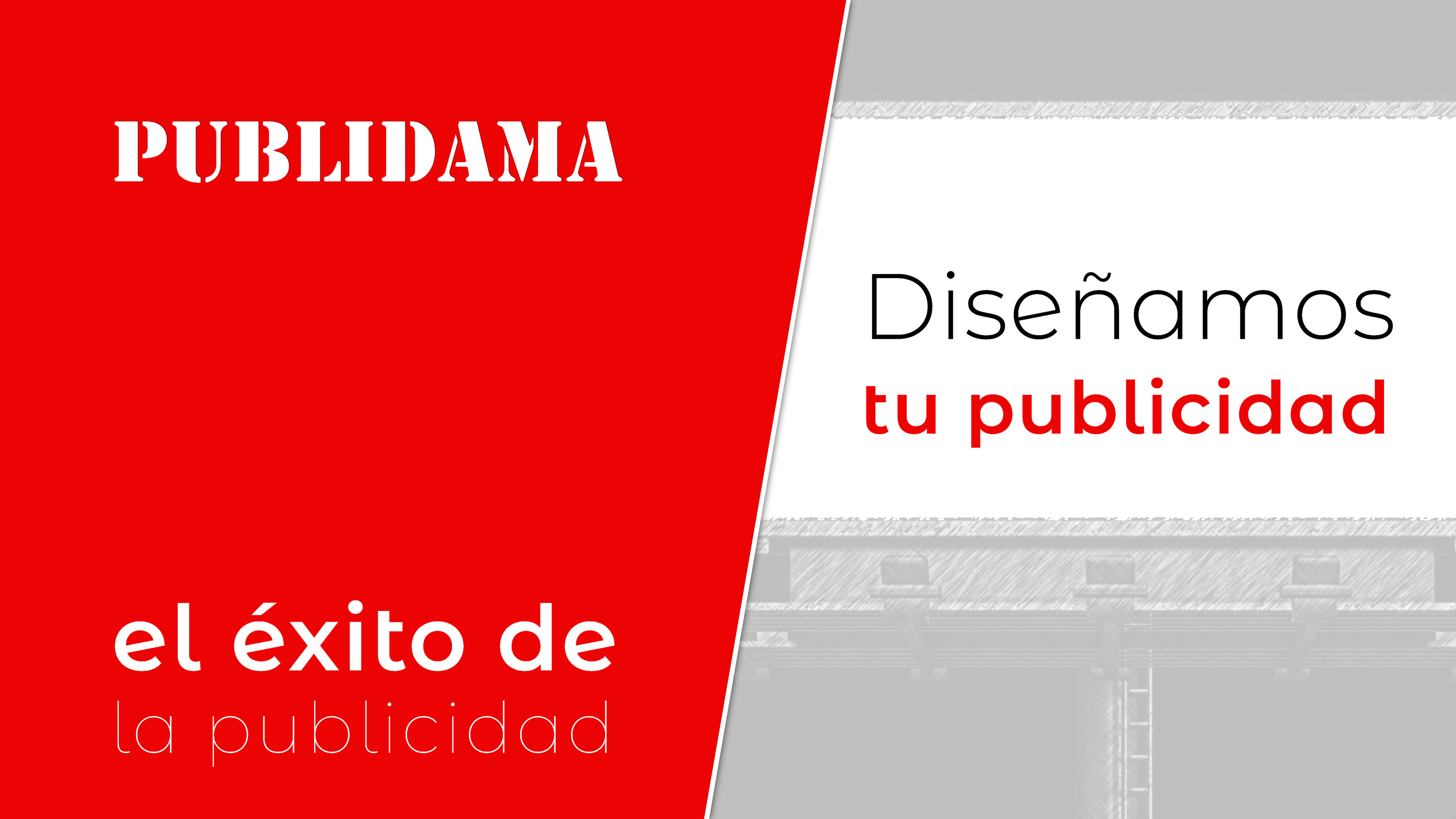 Diseño de publicidad exterior Publidama, alquila tus terrenos para soportes publicitarios